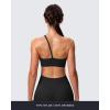 imageAoxjox Womens Workout Sports Bras One Shoulder Caley Asymmetrical Bra Fitness Exercise Gym Yoga Crop Tank TopBlack