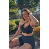 imageAoxjox Womens Workout Sports Bras One Shoulder Caley Asymmetrical Bra Fitness Exercise Gym Yoga Crop Tank TopBlack