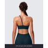 imageAoxjox Womens Workout Sports Bras One Shoulder Caley Asymmetrical Bra Fitness Exercise Gym Yoga Crop Tank TopBlueberry