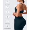 imageAoxjox Womens Workout Sports Bras One Shoulder Caley Asymmetrical Bra Fitness Exercise Gym Yoga Crop Tank TopBlueberry