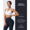 imageAoxjox Womens Workout Sports Bras One Shoulder Caley Asymmetrical Bra Fitness Exercise Gym Yoga Crop Tank TopWhite