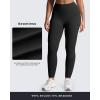 imageAoxjox Womens Impact Seamless Workout Leggings Hidden Scrunch Butt Lifting Low Waist Yoga Pants 24quot26quotBlack