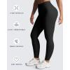 imageAoxjox Womens Impact Seamless Workout Leggings Hidden Scrunch Butt Lifting Low Waist Yoga Pants 24quot26quotBlack