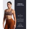 imageAoxjox Womens Impact Seamless Workout Leggings Hidden Scrunch Butt Lifting Low Waist Yoga Pants 24quot26quotCaramel Brown