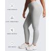 imageAoxjox Womens Impact Seamless Workout Leggings Hidden Scrunch Butt Lifting Low Waist Yoga Pants 24quot26quotFeather Beige