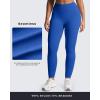 imageAoxjox Womens Impact Seamless Workout Leggings Hidden Scrunch Butt Lifting Low Waist Yoga Pants 24quot26quotGalaxy Blue