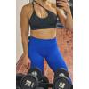 imageAoxjox Womens Impact Seamless Workout Leggings Hidden Scrunch Butt Lifting Low Waist Yoga Pants 24quot26quotGalaxy Blue