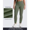 imageAoxjox Womens Impact Seamless Workout Leggings Hidden Scrunch Butt Lifting Low Waist Yoga Pants 24quot26quotOlive Grey