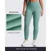 imageAoxjox Womens Impact Seamless Workout Leggings Hidden Scrunch Butt Lifting Low Waist Yoga Pants 24quot26quotPistachio
