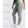 imageAoxjox Womens Impact Seamless Workout Leggings Hidden Scrunch Butt Lifting Low Waist Yoga Pants 24quot26quotQuiet Grey
