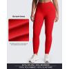 imageAoxjox Womens Impact Seamless Workout Leggings Hidden Scrunch Butt Lifting Low Waist Yoga Pants 24quot26quotRacing Red