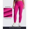 imageAoxjox Womens Impact Seamless Workout Leggings Hidden Scrunch Butt Lifting Low Waist Yoga Pants 24quot26quotRose Red