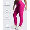 imageAoxjox Womens Impact Seamless Workout Leggings Hidden Scrunch Butt Lifting Low Waist Yoga Pants 24quot26quotRose Red