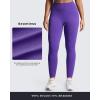 imageAoxjox Womens Impact Seamless Workout Leggings Hidden Scrunch Butt Lifting Low Waist Yoga Pants 24quot26quotVibrant Violet