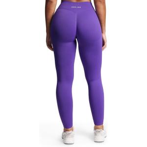 imageAoxjox Womens Impact Seamless Workout Leggings Hidden Scrunch Butt Lifting Low Waist Yoga Pants 24quot26quotVibrant Violet