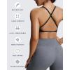 imageAoxjox Womens Workout Sports Bras Fitness Sienna Low Impact Bra Yoga Crop TankBlack 3 Pieces Pack