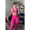 imageAoxjox Womens Workout Sports Bras Fitness Sienna Low Impact Bra Yoga Crop TankCattleya Purple