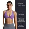 imageAoxjox Womens Workout Sports Bras Fitness Sienna Low Impact Bra Yoga Crop TankChive Blossom