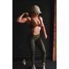 imageAoxjox Womens Workout Sports Bras Fitness Sienna Low Impact Bra Yoga Crop TankCloud Brown