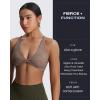 imageAoxjox Womens Workout Sports Bras Fitness Sienna Low Impact Bra Yoga Crop TankCloud Fade Mocha