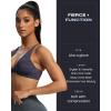imageAoxjox Womens Workout Sports Bras Fitness Sienna Low Impact Bra Yoga Crop TankCloud Navy