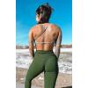 imageAoxjox Womens Workout Sports Bras Fitness Sienna Low Impact Bra Yoga Crop TankGrey