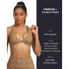 imageAoxjox Womens Workout Sports Bras Fitness Sienna Low Impact Bra Yoga Crop TankIced Coffee Dot Print
