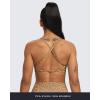 imageAoxjox Womens Workout Sports Bras Fitness Sienna Low Impact Bra Yoga Crop TankIced Coffee Dot Print