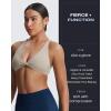 imageAoxjox Womens Workout Sports Bras Fitness Sienna Low Impact Bra Yoga Crop TankMink