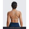 imageAoxjox Womens Workout Sports Bras Fitness Sienna Low Impact Bra Yoga Crop TankMink