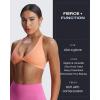 imageAoxjox Womens Workout Sports Bras Fitness Sienna Low Impact Bra Yoga Crop TankPapaya