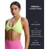 imageAoxjox Womens Workout Sports Bras Fitness Sienna Low Impact Bra Yoga Crop TankParadise Green