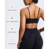 imageAoxjox Workout Seamless Camo Sports Bra for Women Adjustable Fitness Exercise Gym Bras Yoga Crop TankBlack Camo