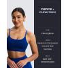 imageAoxjox Workout Seamless Camo Sports Bra for Women Adjustable Fitness Exercise Gym Bras Yoga Crop TankNavy Camo