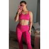 imageAoxjox Workout Seamless Camo Sports Bra for Women Adjustable Fitness Exercise Gym Bras Yoga Crop TankShelly Pink Camo