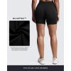 imageAoxjox Mila Ultra High Rise Workout Biker Shorts for Women High Waisted Tummy Control Running Drawstring Yoga Short 6quotBlack
