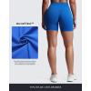 imageAoxjox Mila Ultra High Rise Workout Biker Shorts for Women High Waisted Tummy Control Running Drawstring Yoga Short 6quotDirectoire Blue