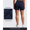 imageAoxjox Mila Ultra High Rise Workout Biker Shorts for Women High Waisted Tummy Control Running Drawstring Yoga Short 6quotNavy
