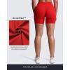 imageAoxjox Mila Ultra High Rise Workout Biker Shorts for Women High Waisted Tummy Control Running Drawstring Yoga Short 6quotRacing Red