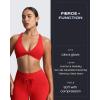 imageAoxjox Mila Ultra High Rise Workout Biker Shorts for Women High Waisted Tummy Control Running Drawstring Yoga Short 6quotRacing Red
