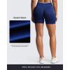 imageAoxjox Womens Lexi Lined Seamless Workout Biker Shorts High Waisted Color Block Hidden Scrunch Athletic Yoga Short 55quotBellwether BlueAiry Blue