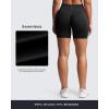 imageAoxjox Womens Lexi Lined Seamless Workout Biker Shorts High Waisted Color Block Hidden Scrunch Athletic Yoga Short 55quotBlack