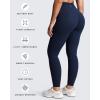 imageAoxjox Womens Workout Velura Leggings High Waisted Hidden Scrunch PlushFlex Buttery Soft Yoga Pants 26quotMidnight Navy