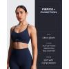imageAoxjox Womens Workout Sports Bras Cross Back Fitness Athletic Velura Ruched Bra PlushFlex Yoga Crop TankMidnight Navy