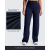 imageAoxjox Womens Workout Velura Straight Leg Leggings Bottoms MidWaist Hidden Srcunch PlushFlex Gym Yoga Pants 31quot33quot35quotMidnight Navy