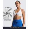 imageAoxjox Womens Workout Sienna Crossback Sports Bras Fitness Low Impact Bra Yoga Crop TankWhite