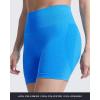 imageAoxjox Booty Contour Seamless Workout Biker Shorts for Women Tummy Control High Waisted Athletic Running Yoga Short 5quotA Directoire Blue Marl