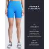 imageAoxjox Booty Contour Seamless Workout Biker Shorts for Women Tummy Control High Waisted Athletic Running Yoga Short 5quotA Directoire Blue Marl