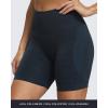 imageAoxjox Booty Contour Seamless Workout Biker Shorts for Women Tummy Control High Waisted Athletic Running Yoga Short 5quotA Navy Marl