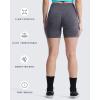 imageAoxjox Booty Contour Seamless Workout Biker Shorts for Women Tummy Control High Waisted Athletic Running Yoga Short 5quotBlack Speckled Marl Pro Shorts  Pro Shorts